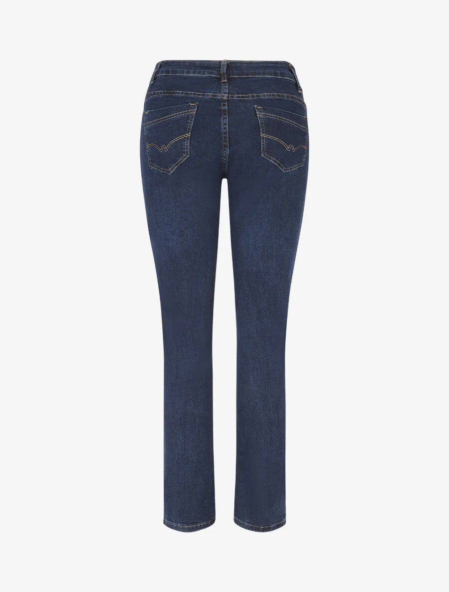 Klassieke rechte jeans - blauw - Image 2