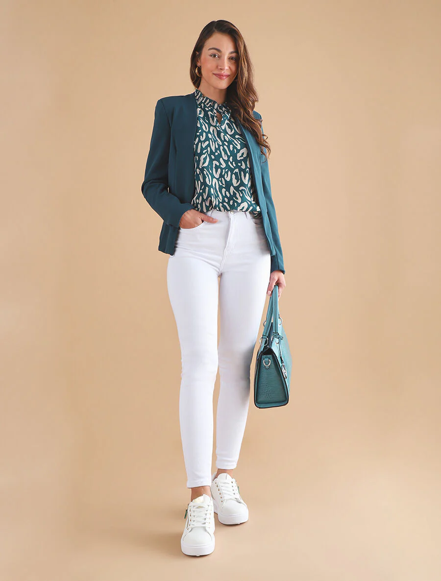 Klassieke skinny jeans - Wit - Image 4