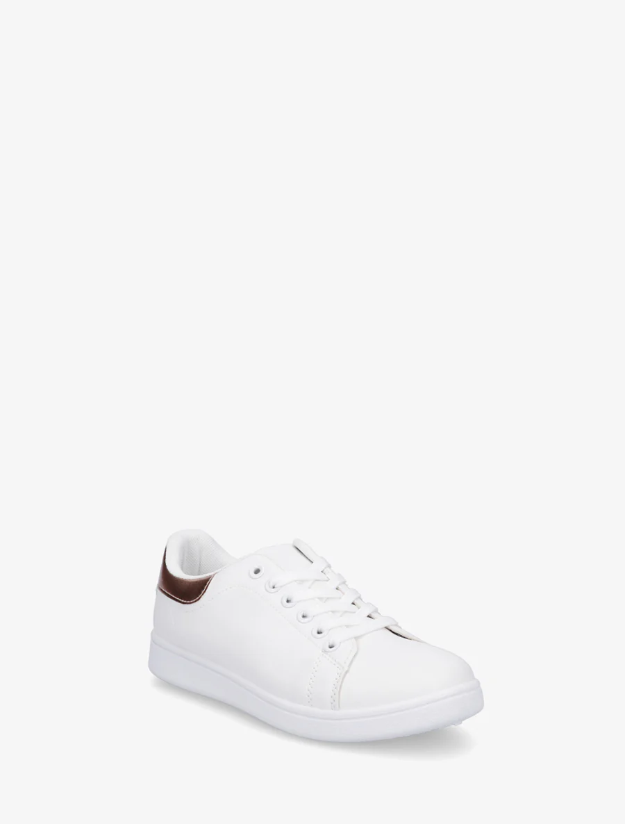 Klassieke sneakers van imitatieleer - Roségoud - Image 2