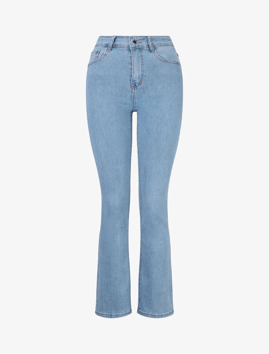 Klassieke uitlopende jeans - blauw