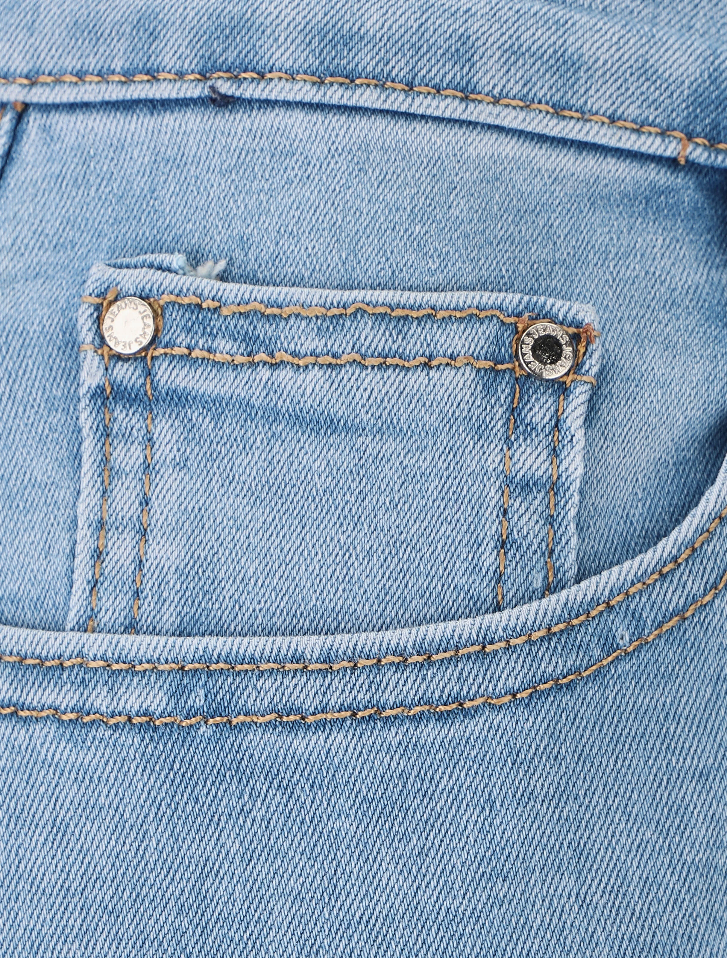 Klassieke uitlopende jeans - blauw - Image 3