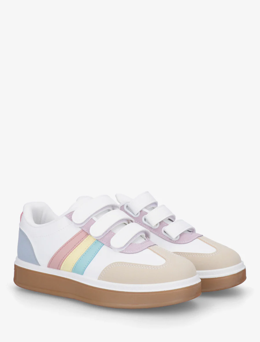 Klittenbandsneakers met rubberen zool - Meervoudig - Image 4