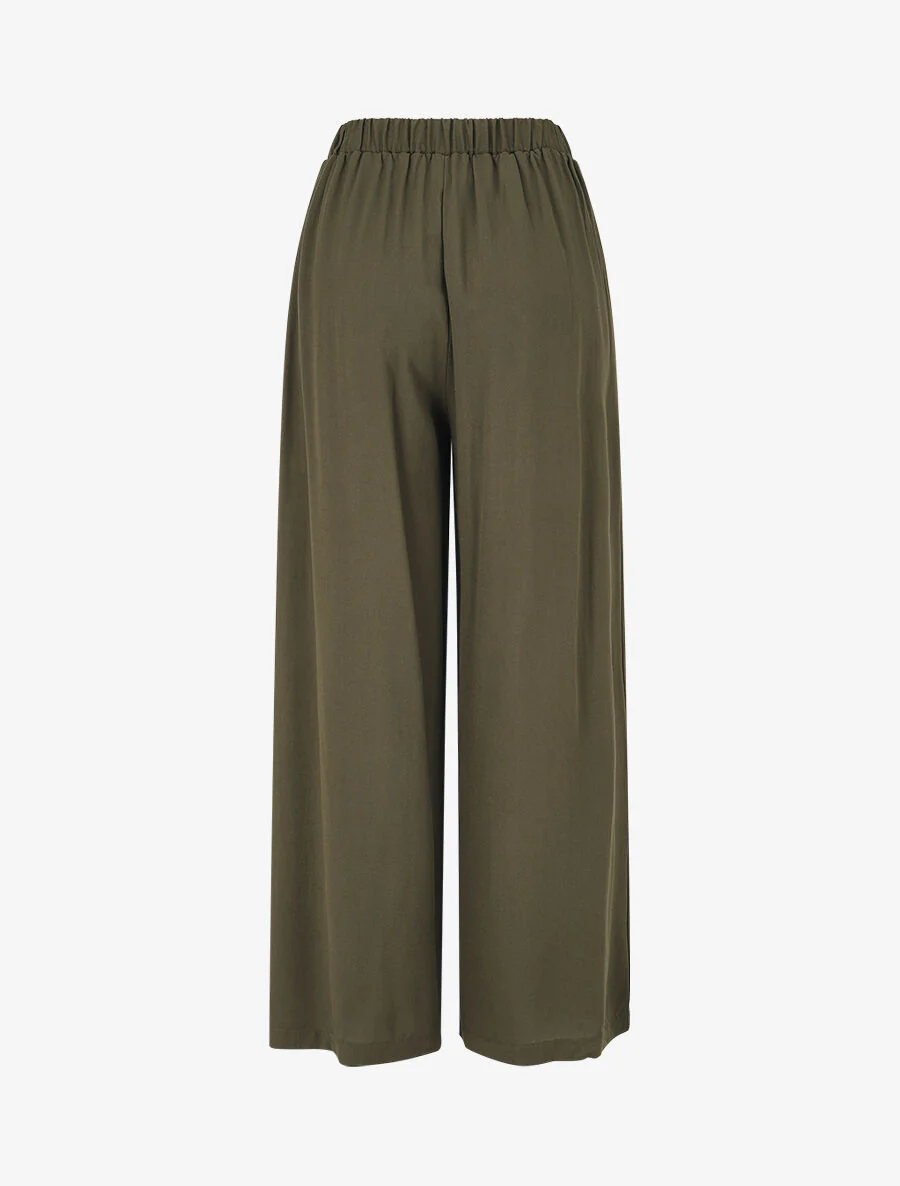 Knoop-top en broek - Kakigroen - Image 5