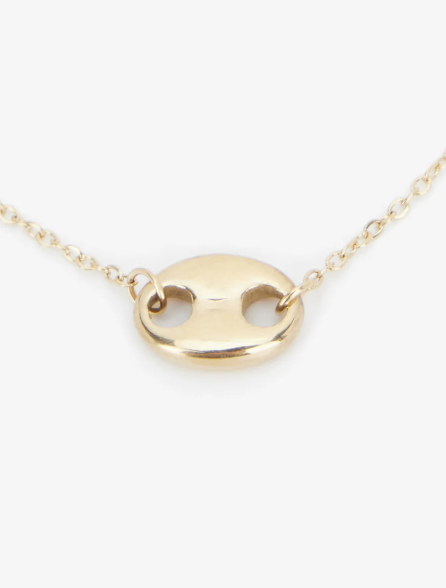 Koffieboon schakelarmband - Goud - Image 3