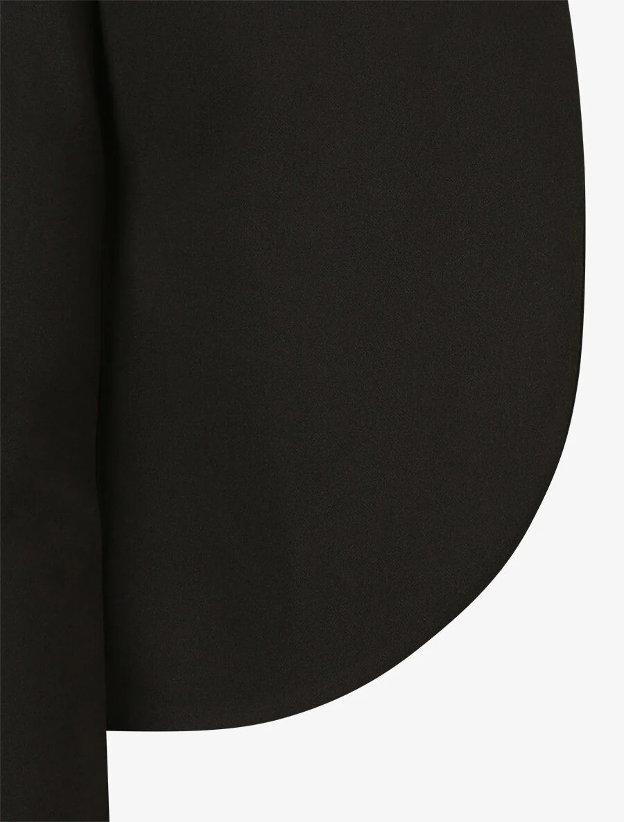Kort jasje met notch-revers - Zwart - Image 3