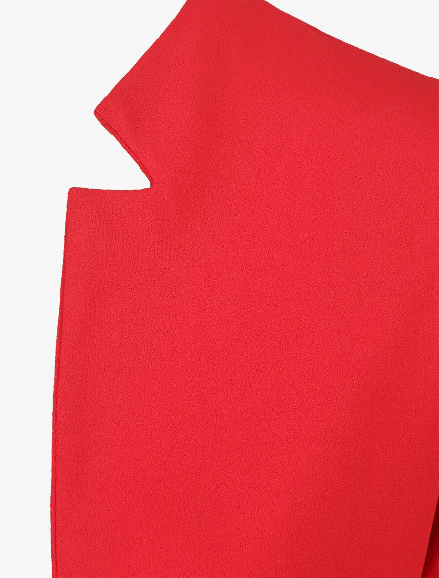 Kort jasje met notch-revers - Rood - Image 3
