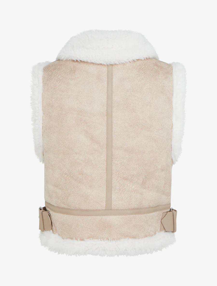 Korte bomberjack - Beige - Image 2