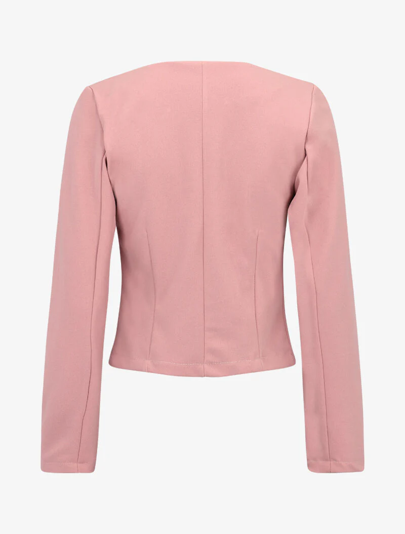 Kort aansluitend jasje - roze - Image 2