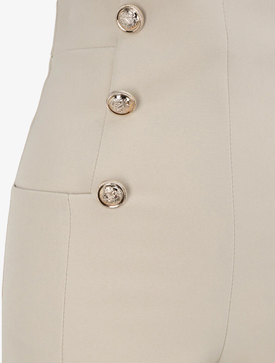 Korte knopjes gestileerde eenheid - Beige - Image 3