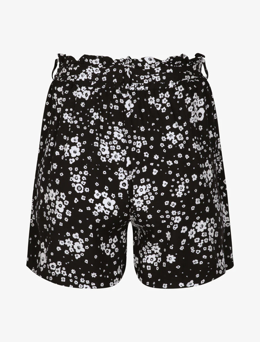 Korte vloeiende margrietmotieven - Zwart - Image 2