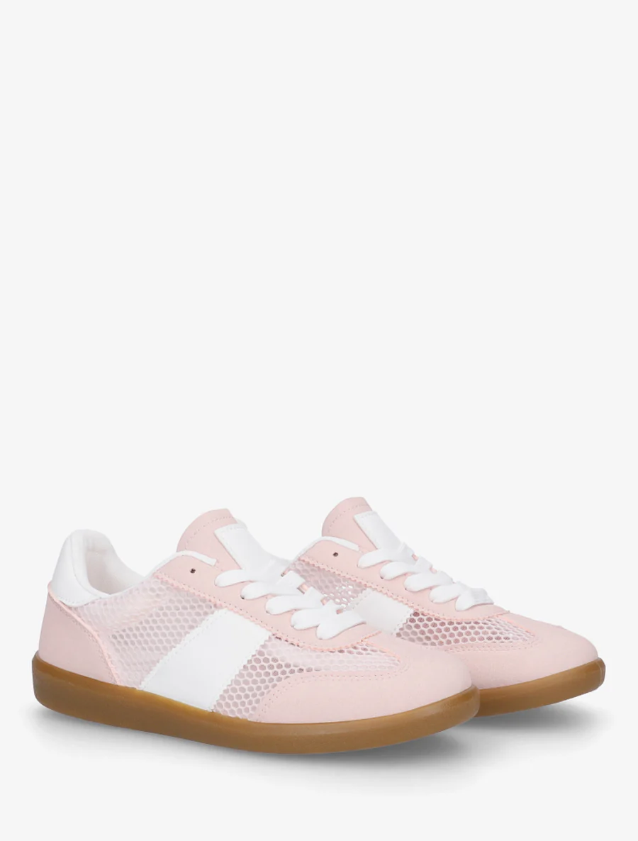 Lage geperforeerde sneakers - Roos - Image 4