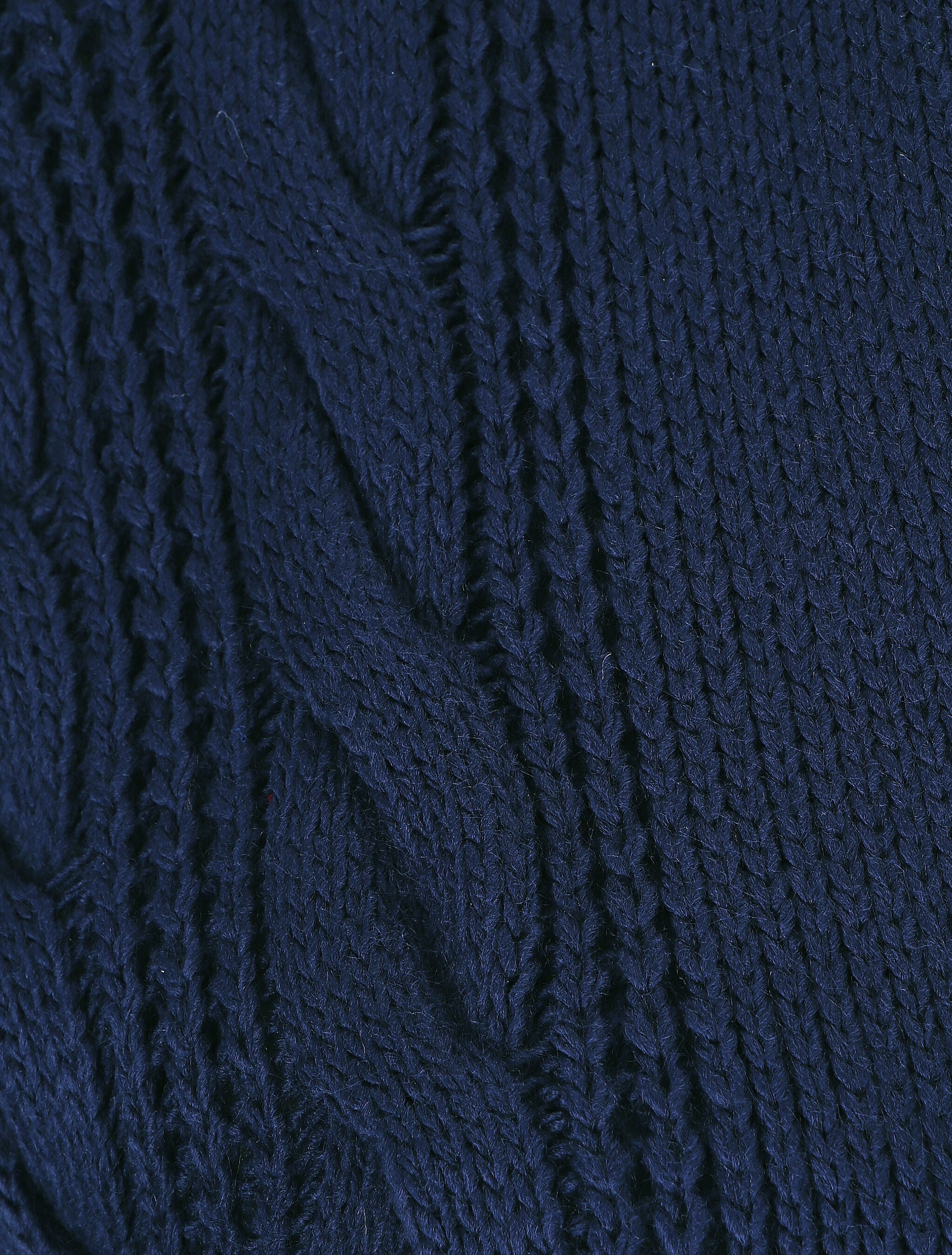 Lang open vest van mesh - blauw - Image 3