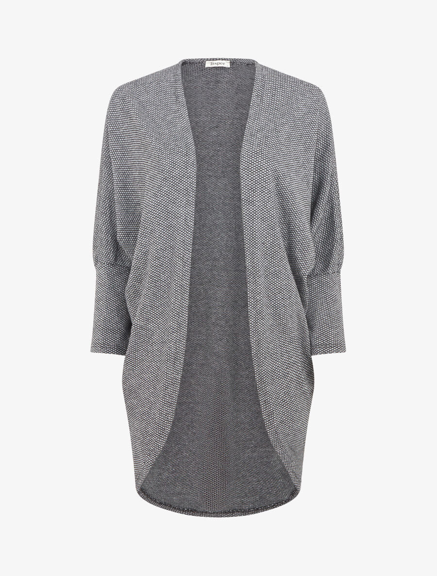 Lang vest met lange mouwen - Zwart