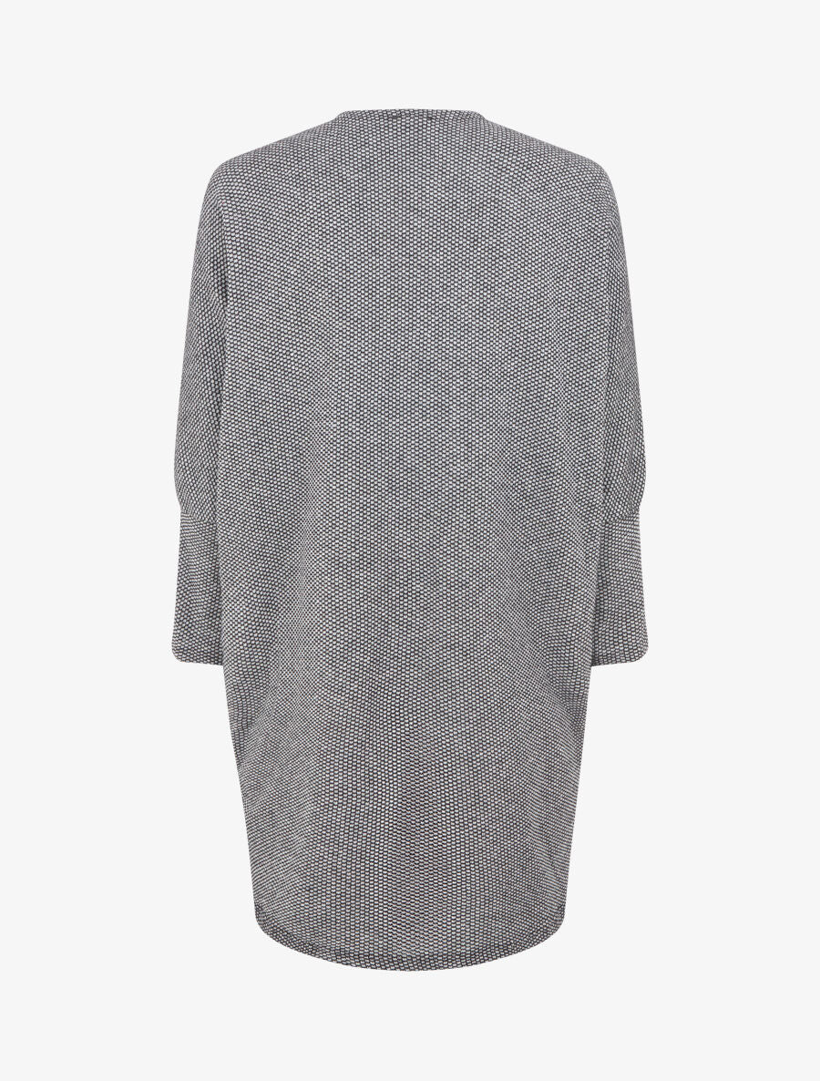 Lang vest met lange mouwen - Zwart - Image 2
