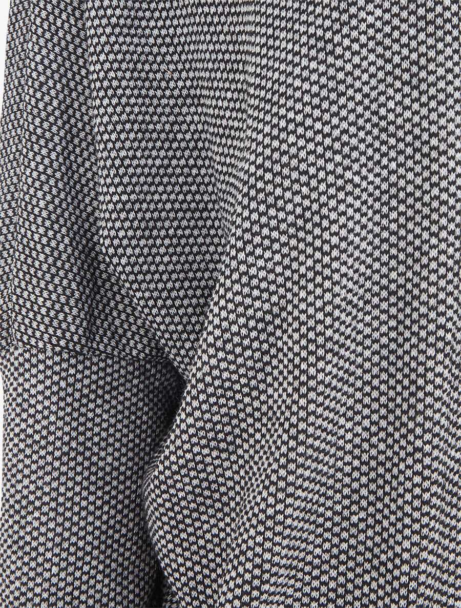 Lang vest met lange mouwen - Zwart - Image 3