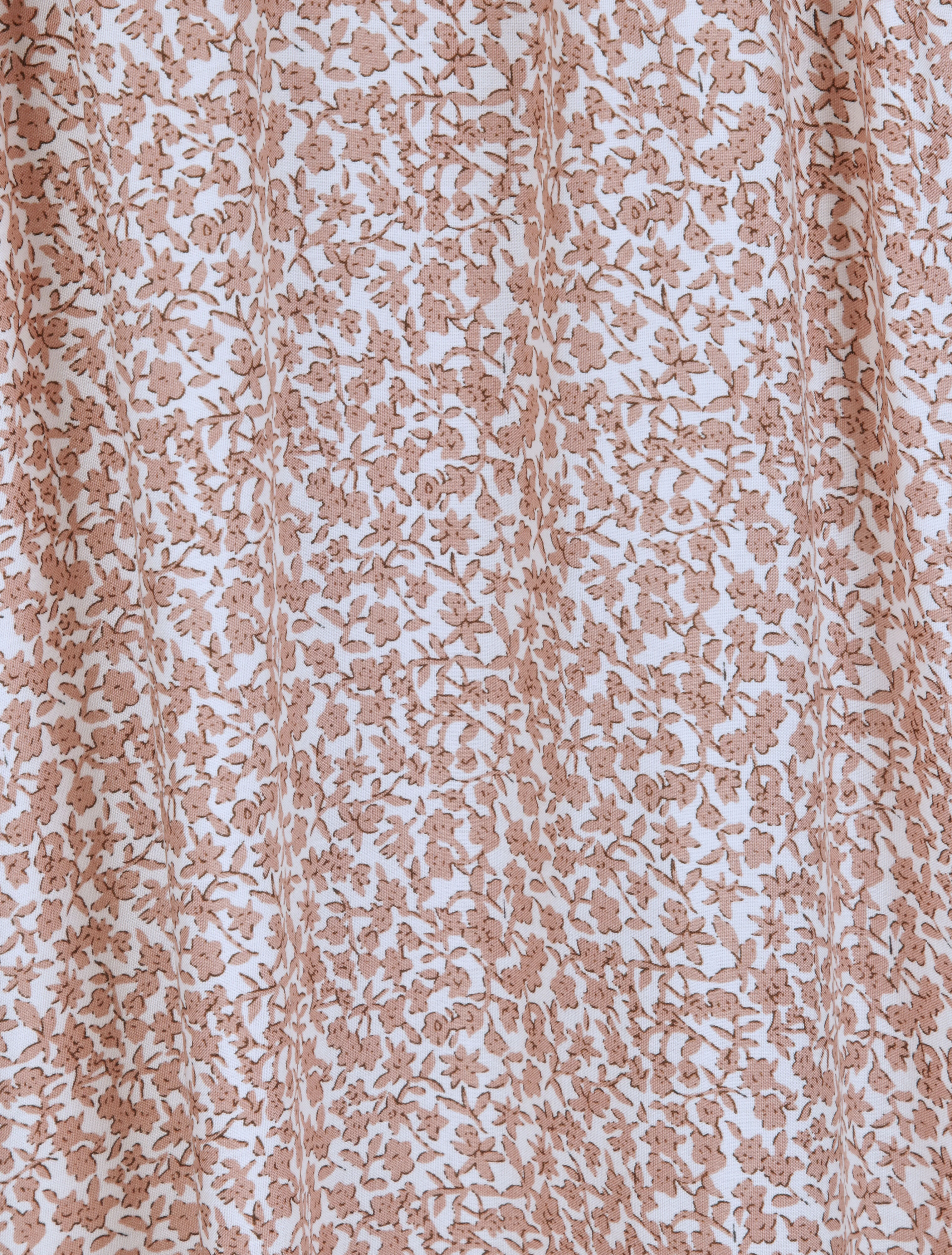 Lange bloemenprint jurk - Wit - Image 4