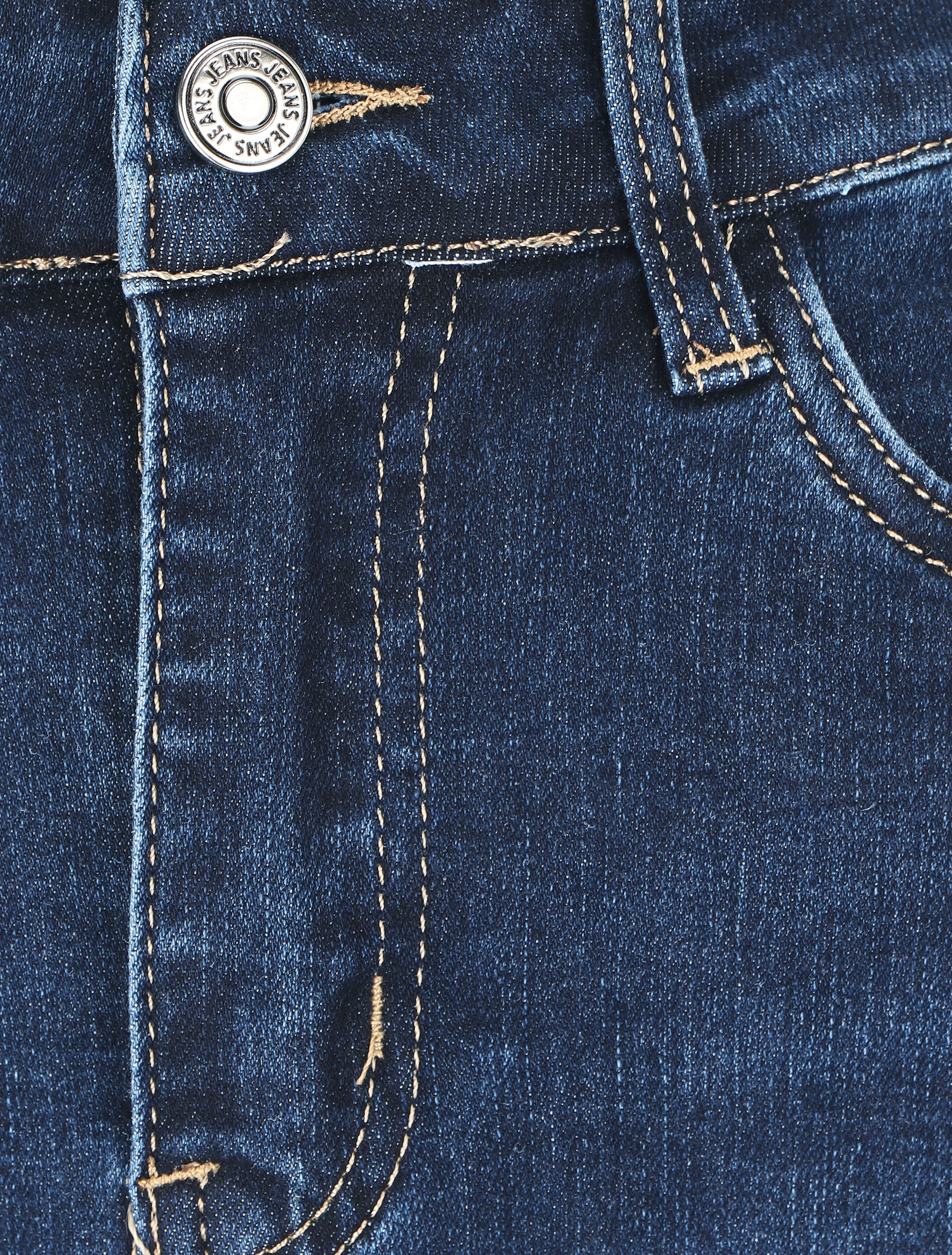 Lange denim rok - blauw - Image 3