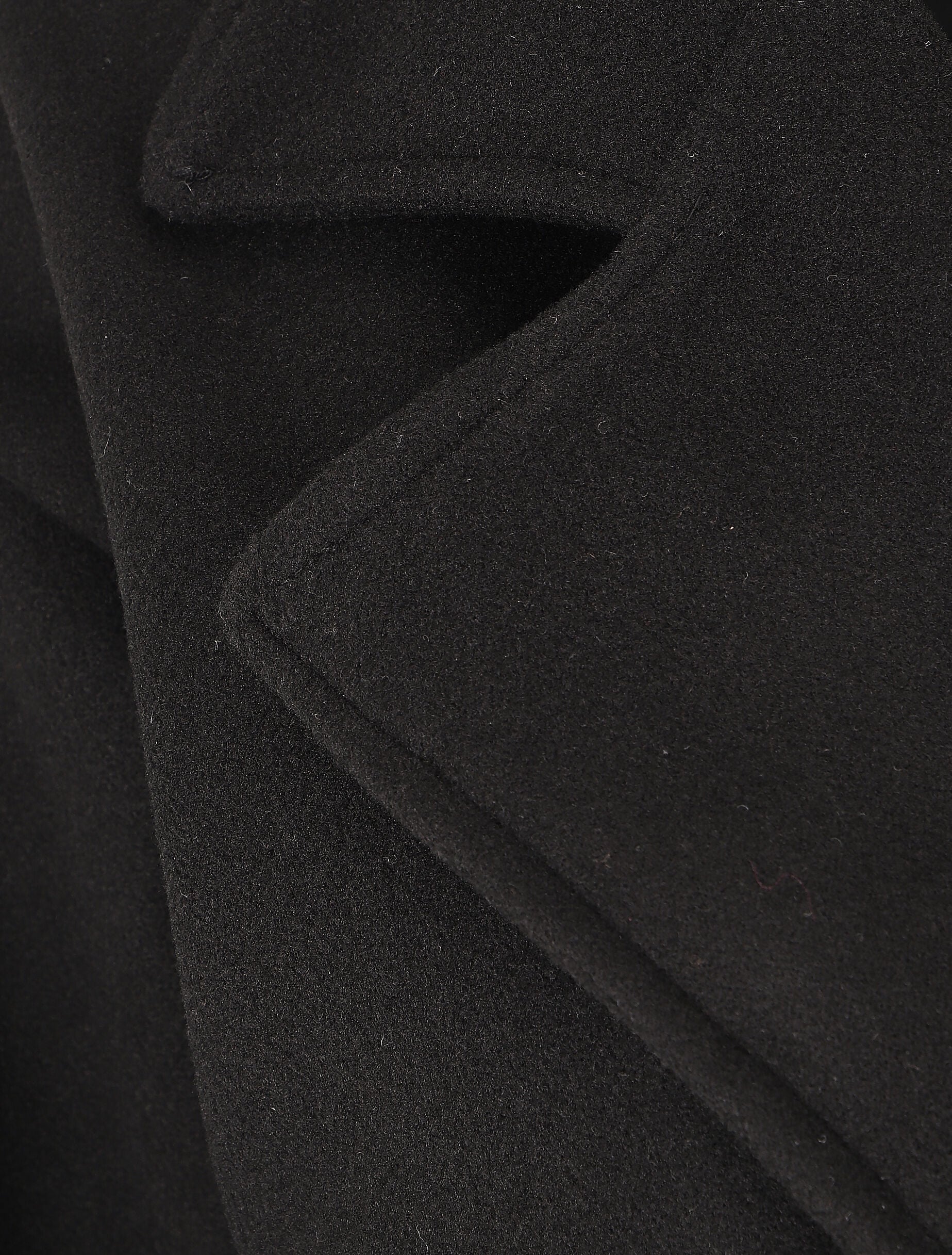 Lange oversized jas - Zwart - Image 3