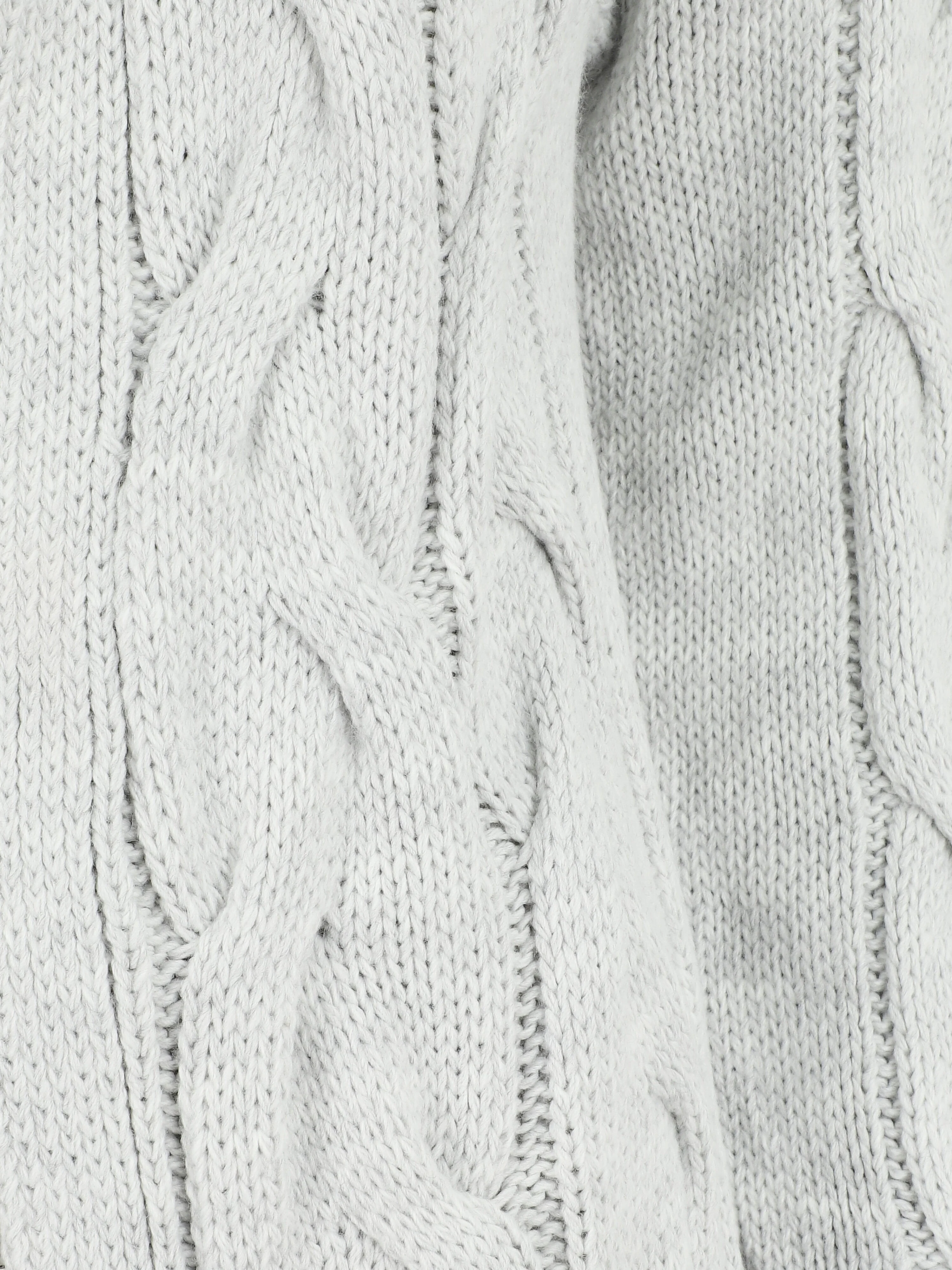 Halflang vest met capuchon - Lichtgrijs - Image 3