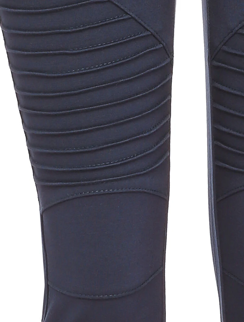 Legging met gestileerde dijbenen - Donkerblauw - Image 3