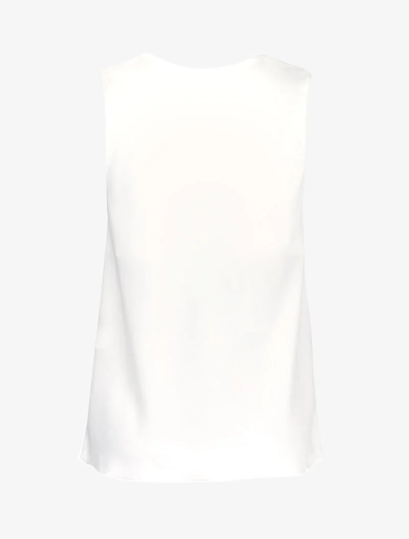 Ruime blouse met strikdetails - wit - Image 2