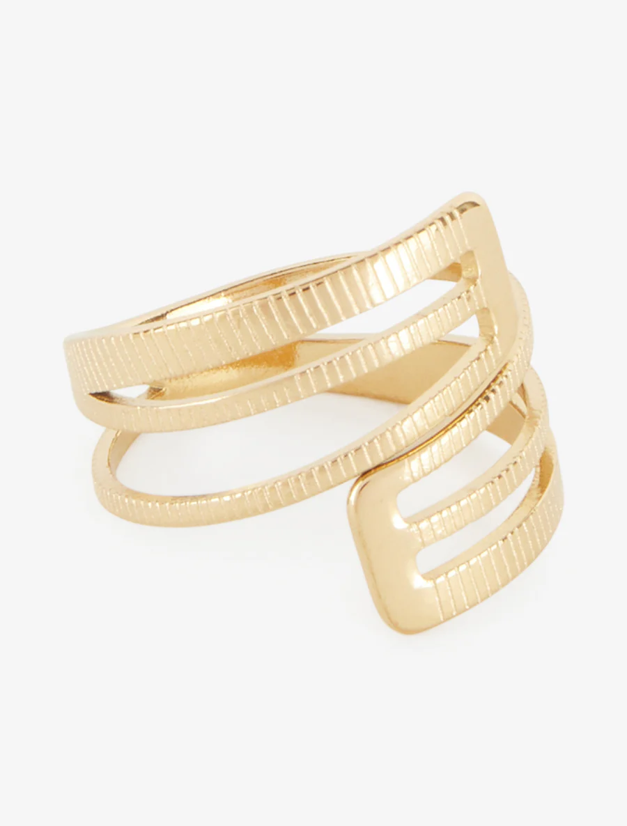 Manchet stijl ring - Goud - Image 2