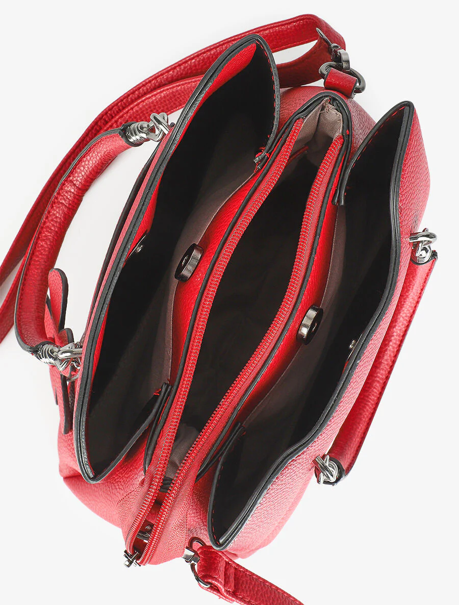 Maribel handtas - Rood - Image 4