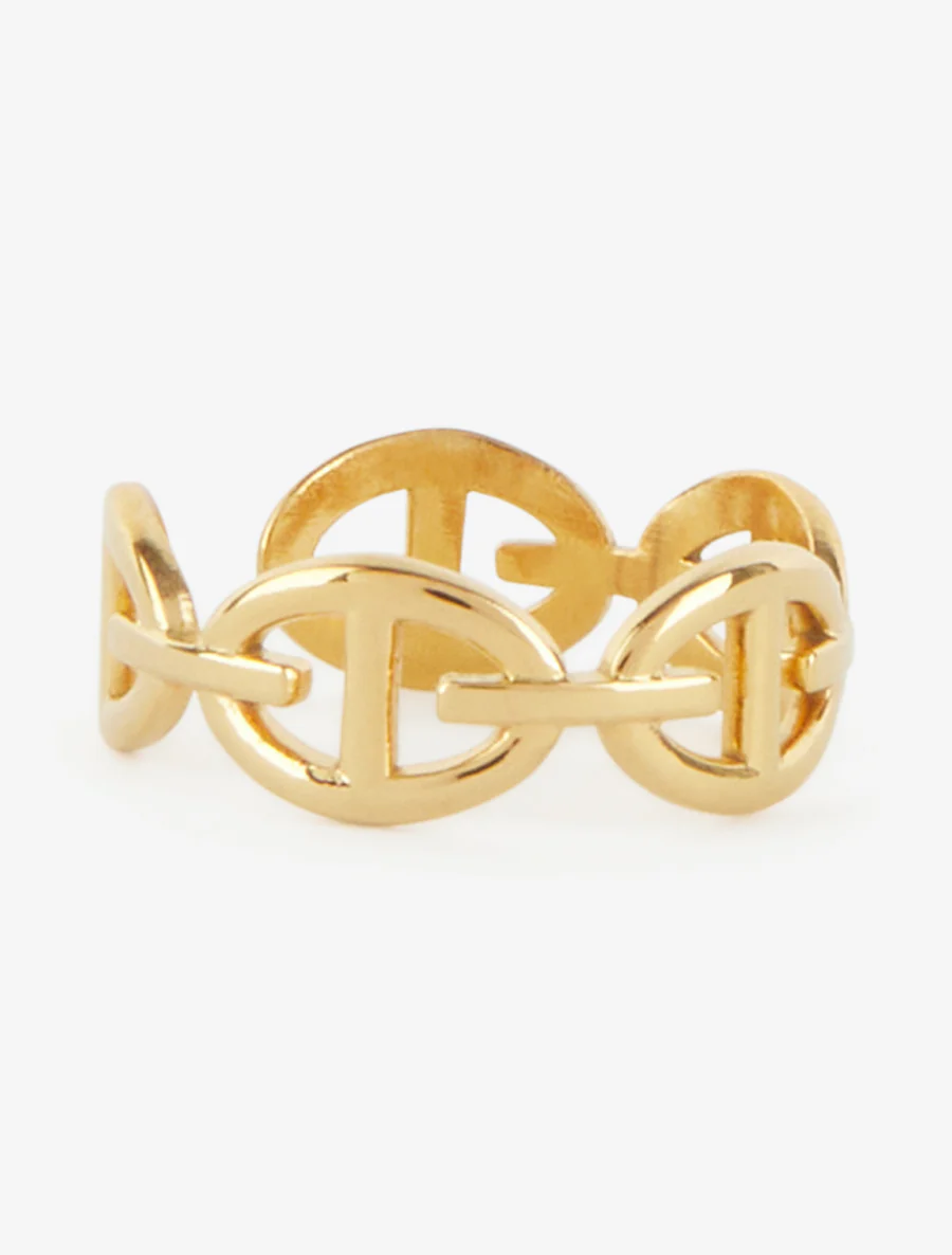 Marine schakelring - Goud - Image 2