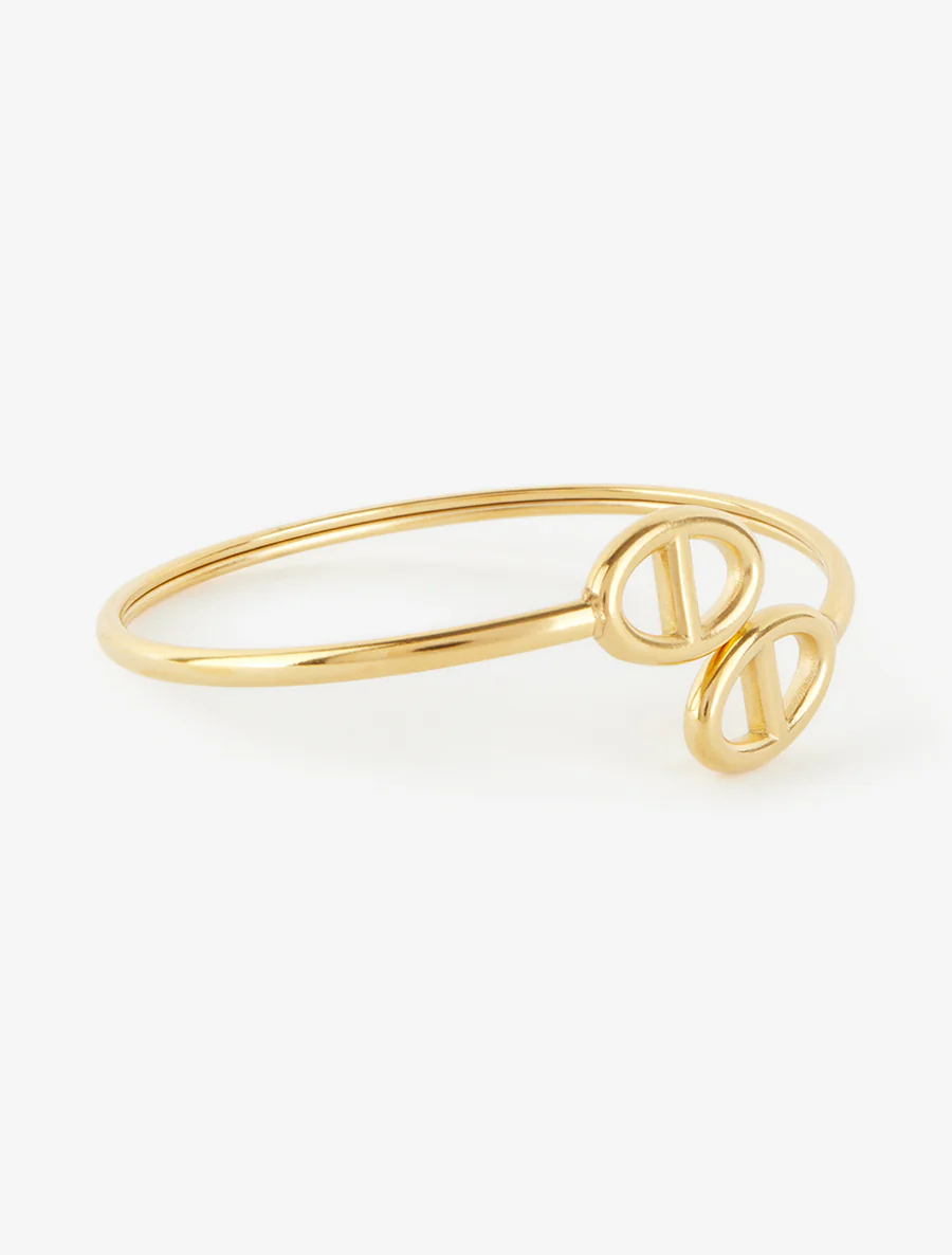 Maritiem twee-schakel armband - Goud - Image 2