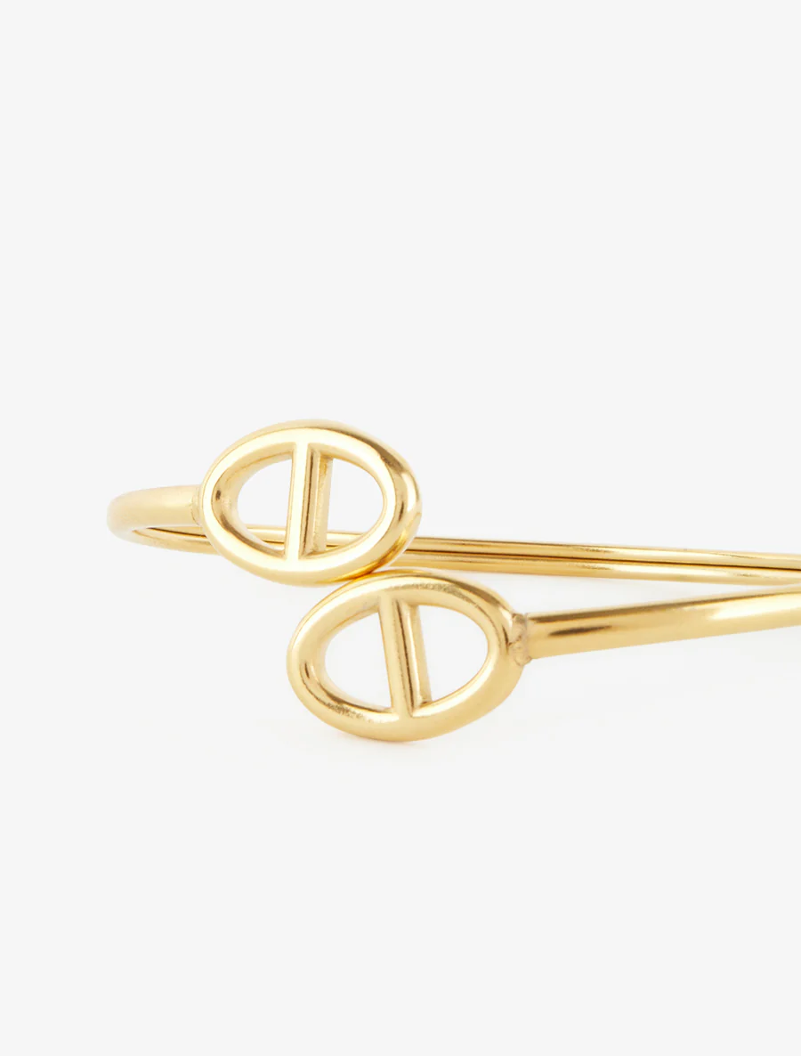 Maritiem twee-schakel armband - Goud - Image 3