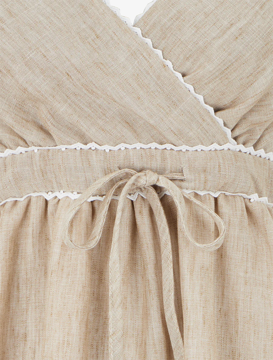 Midirok met overslagkraag - Mol - Image 3