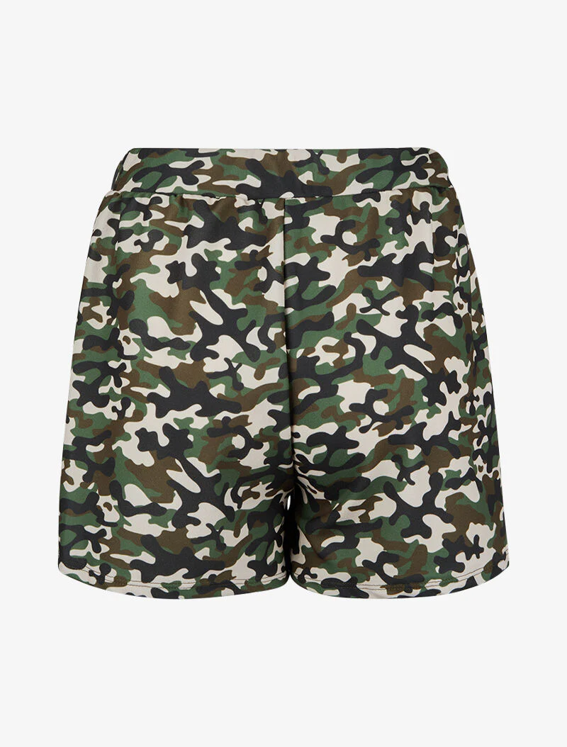 Mini short met prints - Kaki - Image 2