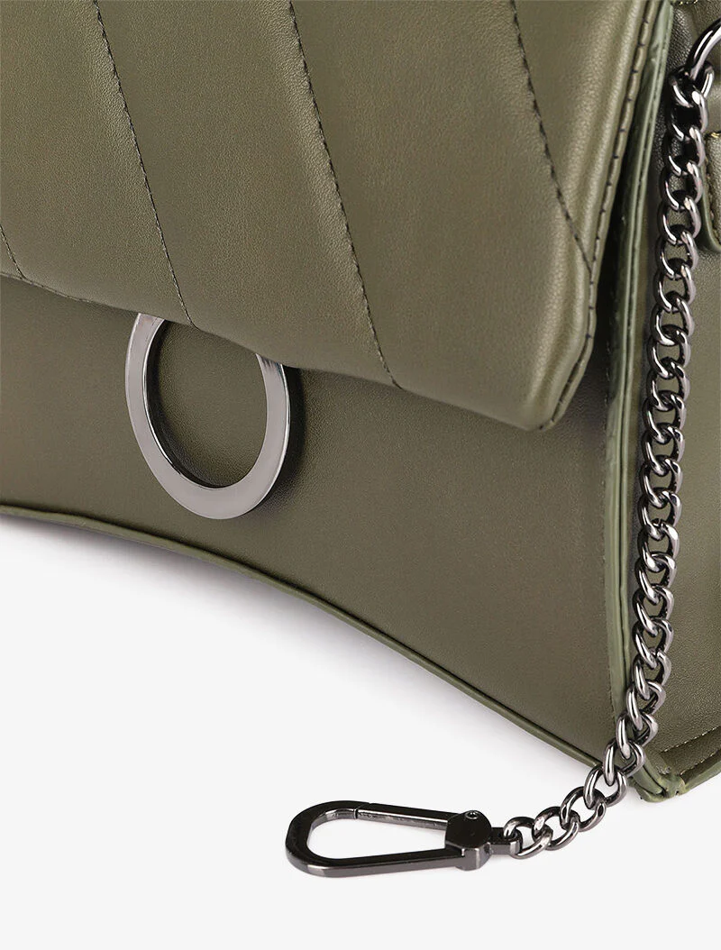 Mini tas Aurélie - Kaki - Image 4