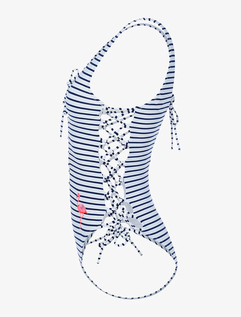 Monokini inspiratie matroos - wit - Image 3