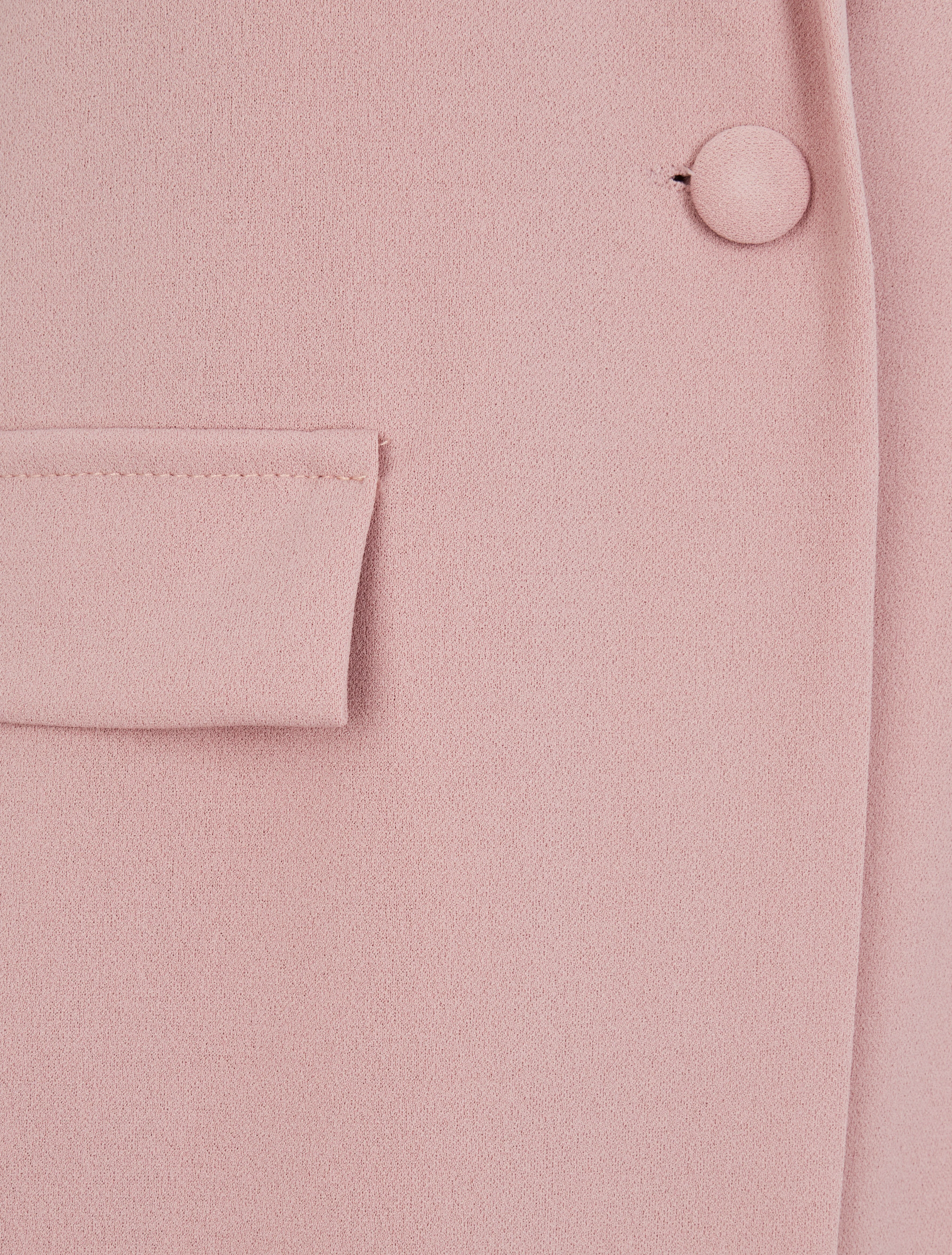 Mouwloze blazer - Poederroze - Image 3