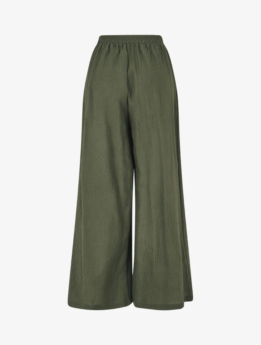 Mouwloze top en broek - Kakigroen - Image 5