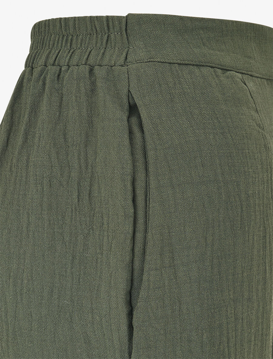 Mouwloze top en broek - Kakigroen - Image 6