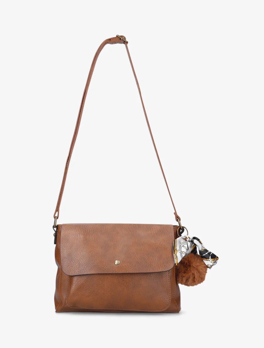 Nilsa schoudertas - Camel - Image 3