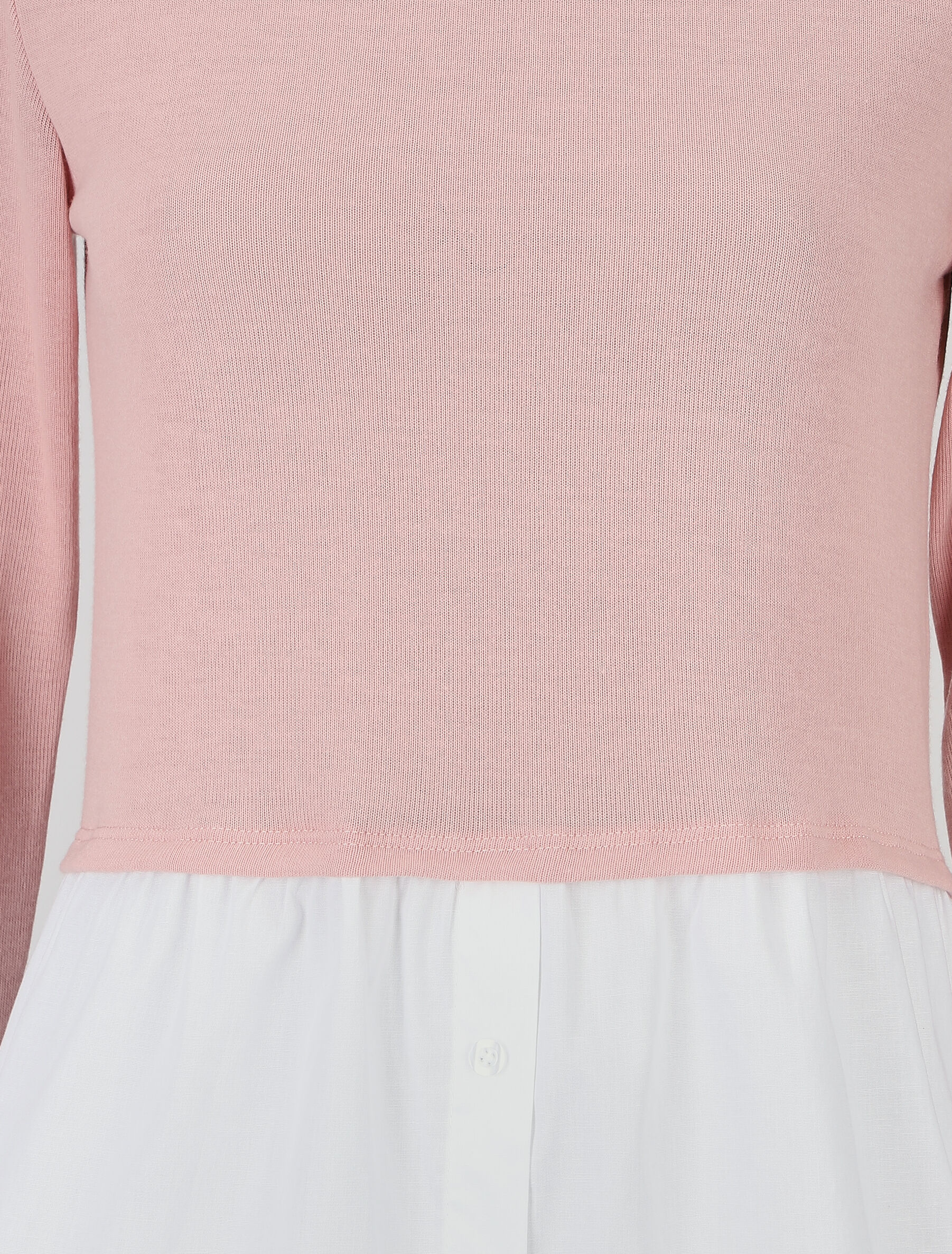 Overhemdtrui gelaagd - Roze - Image 3