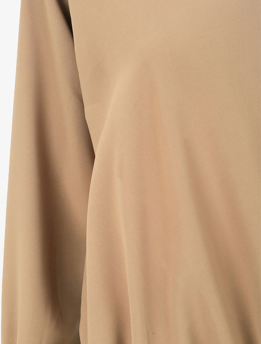 Oversized asymmetrische blouse - Kameel - Image 3