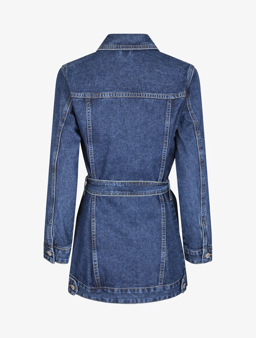 Oversized spijkerjack - Blauw denim - Image 2