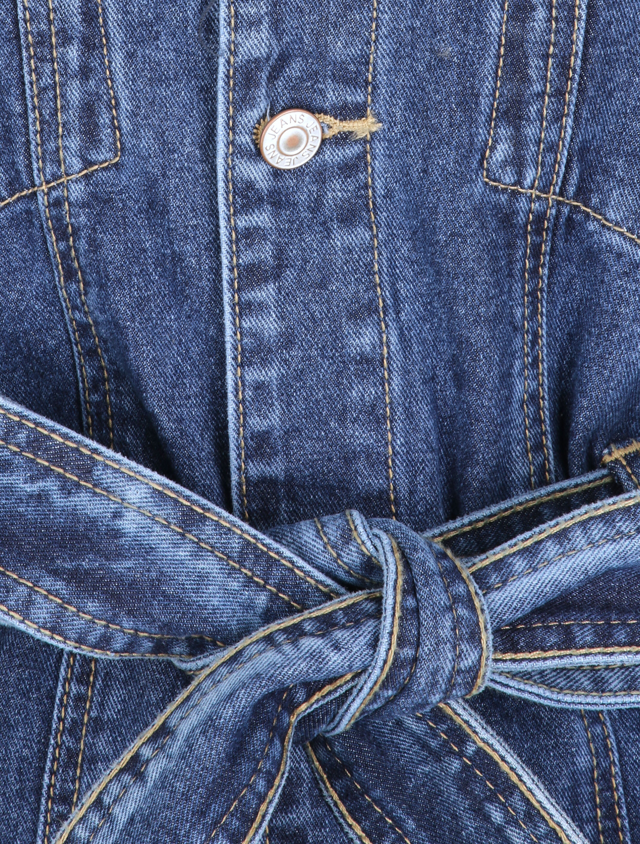 Oversized spijkerjack - Blauw denim - Image 3
