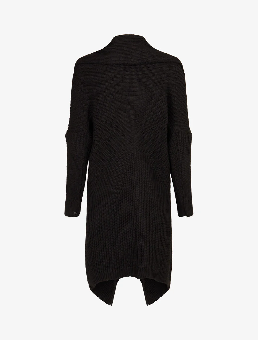 Oversized open vest - Zwart - Image 2