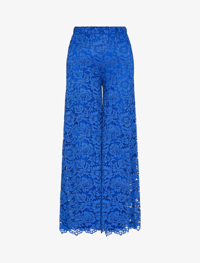 Extra lange kanten broek - Elektrisch blauw
