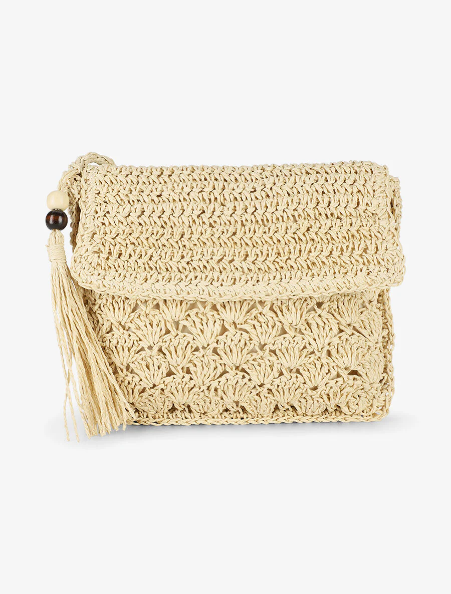Perlita schoudertas - Beige