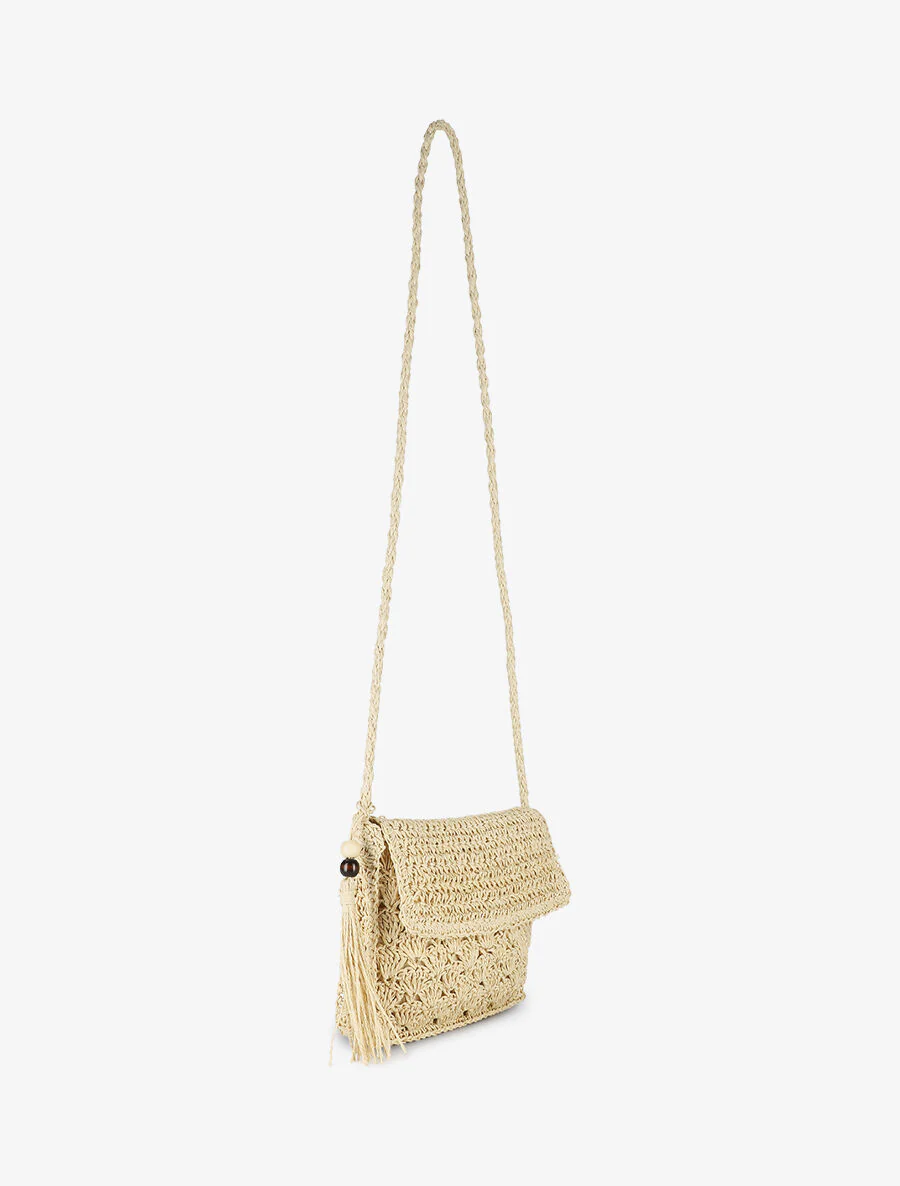 Perlita schoudertas - Beige - Image 3