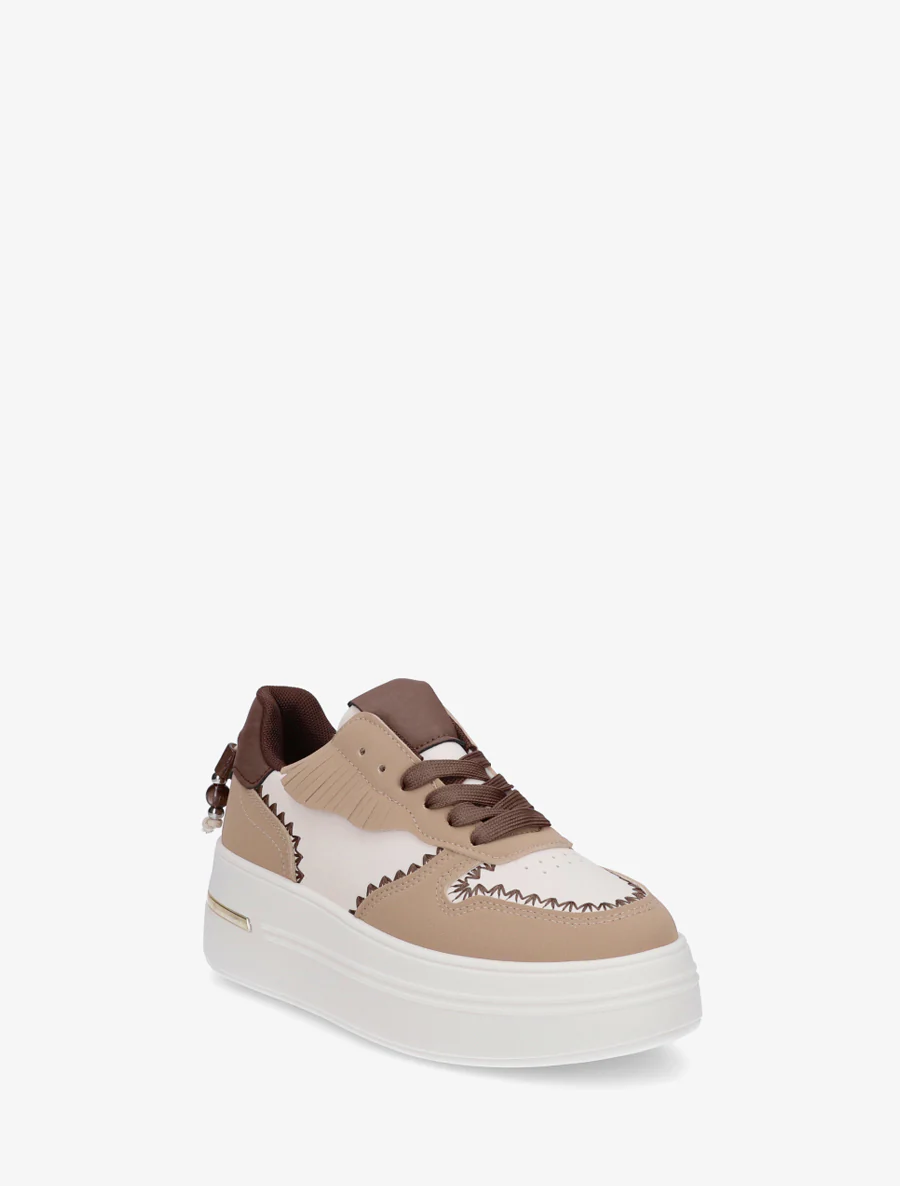 Plateau sneakers en kwastjes - Mol - Image 2