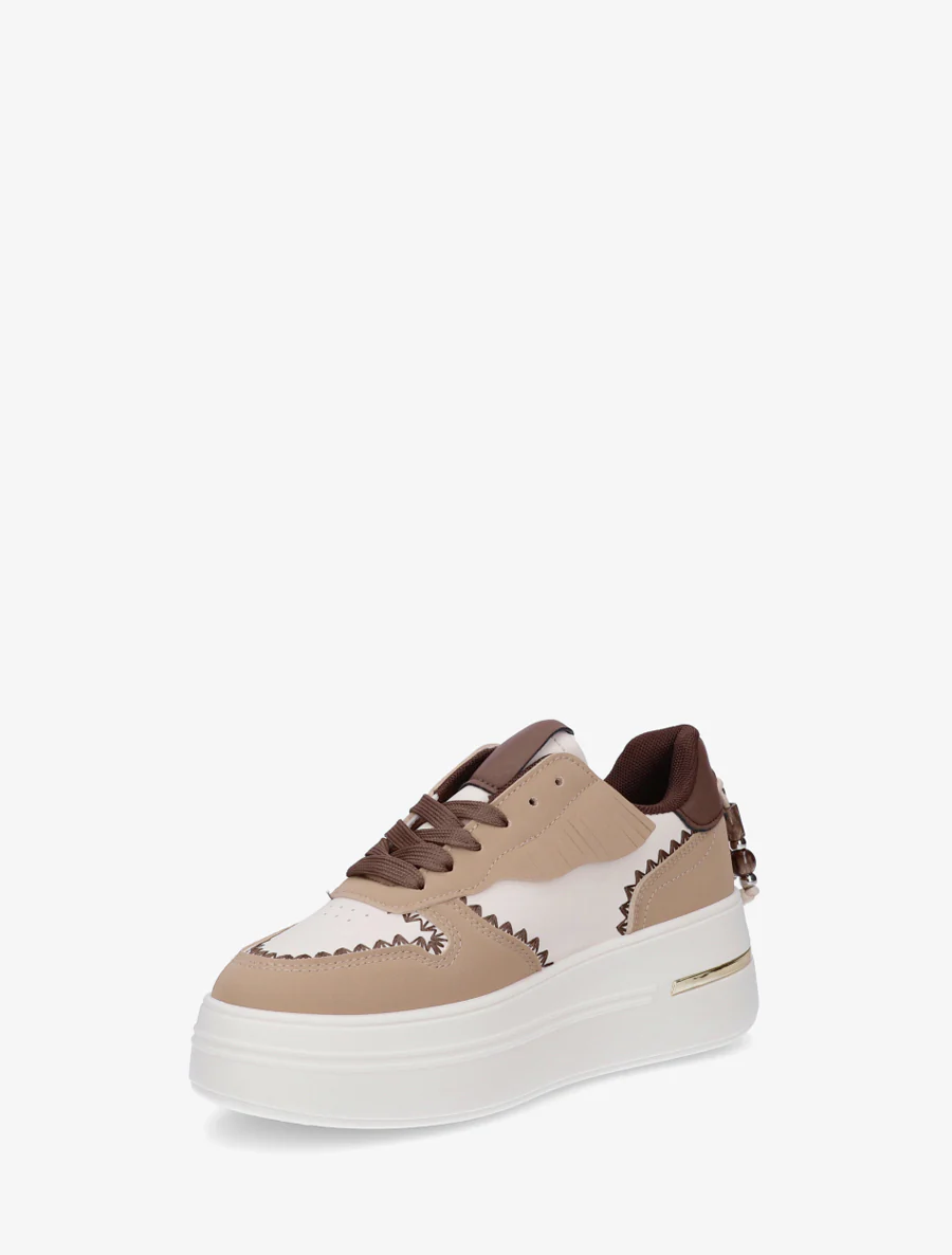 Plateau sneakers en kwastjes - Mol - Image 3