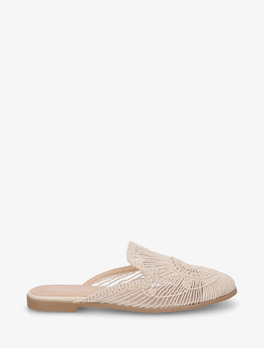 Platte sandalen in touwstijl - Mol