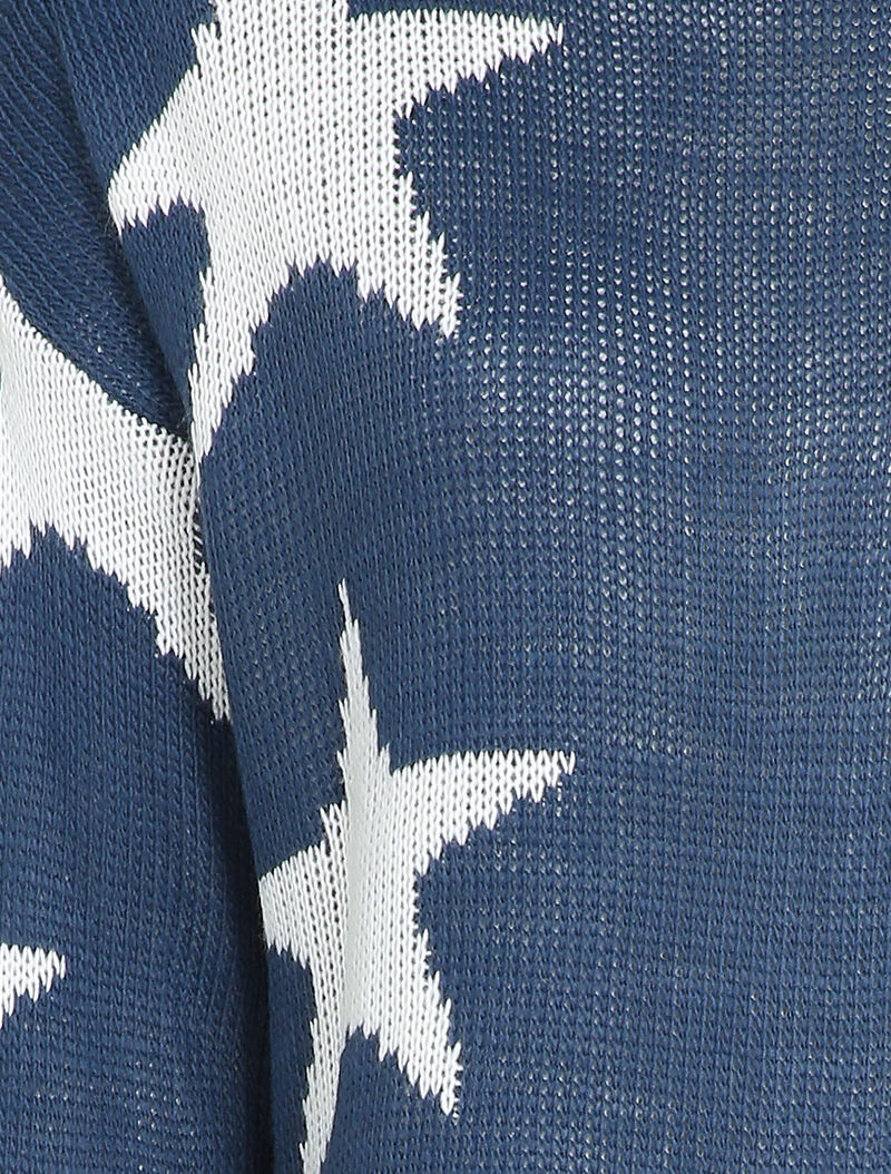Sterrenprint trui - Blauw - Image 3